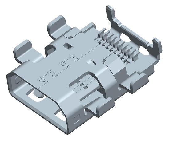 HDMI D TYPE,沉板高H:1.5mm,HDMI-D-5  HDMI sockets主圖