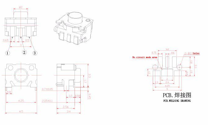 笑臉開關(guān)的規(guī)格尺寸 笑臉開關(guān)的規(guī)格尺寸
